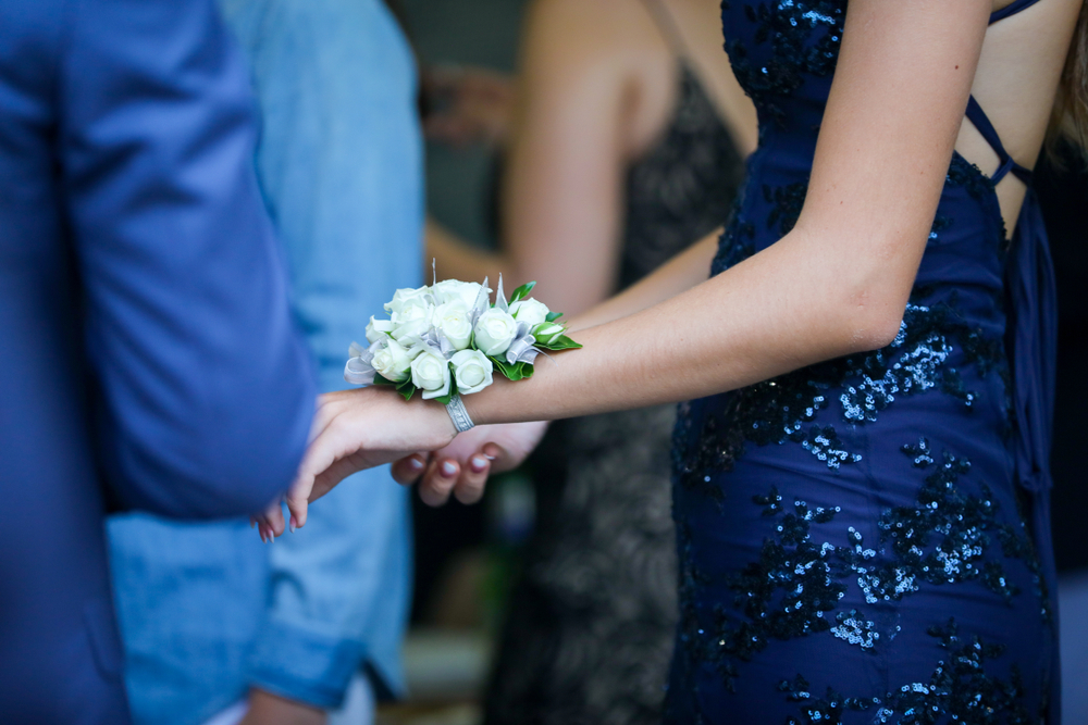 What occasions would a woman wear a corsage?