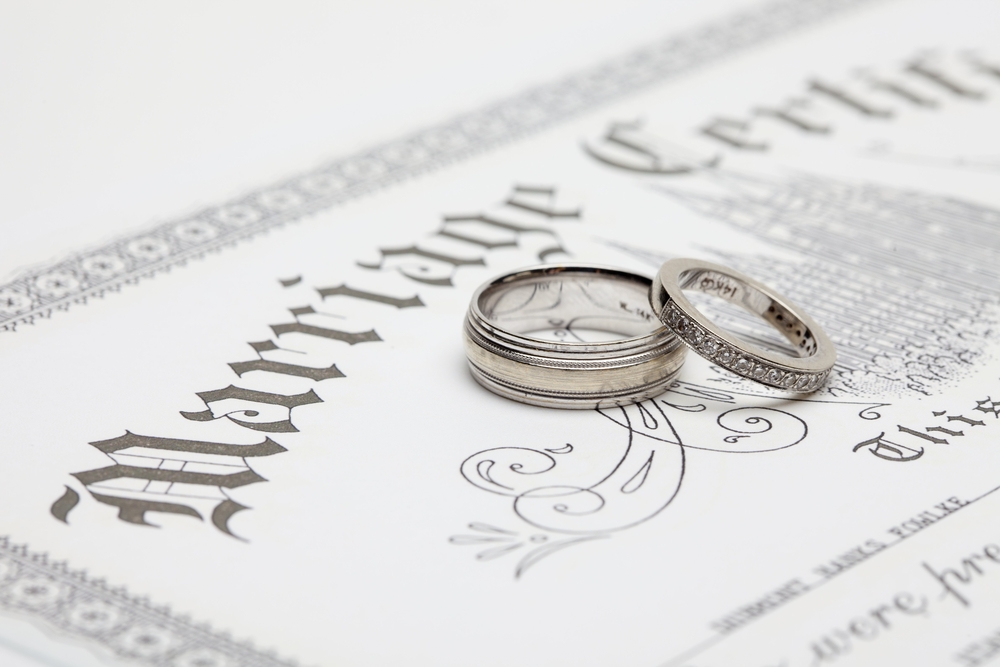 Is the wedding certificate real and does it reflect real life?