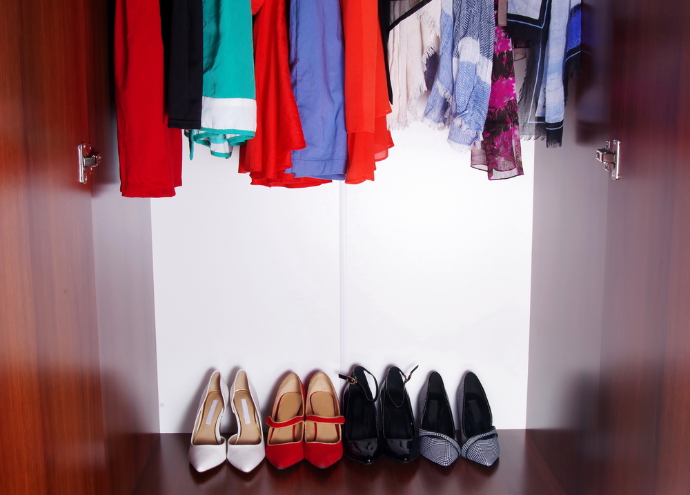 How many pairs of high heels do women keep in their closets